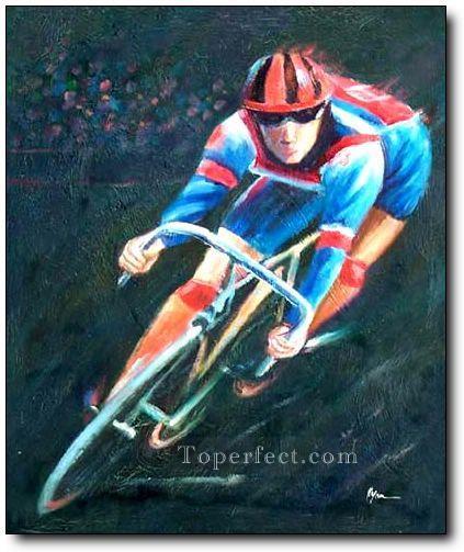 yxr0044 impressionism sport bicycle Oil Paintings